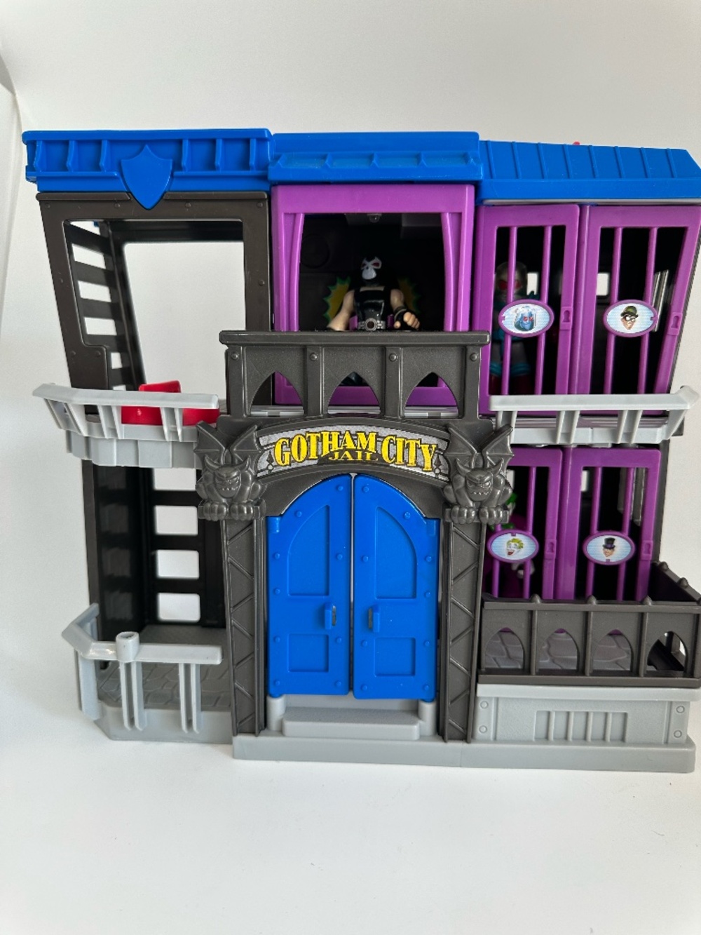 Fisher Price Imaginext Batman Gotham City Jail + 3 Figures